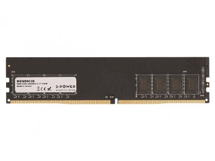 2-Power 8GB PC4-19200U 2400MHz DDR4 CL17 Non-ECC DIMM 2Rx8 ( DOŽIVOTNÍ ZÁRUKA )