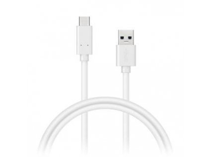 CONNECT IT Wirez USB C (Type C) - USB, tok proudu až 3A !, bílý, 2 m