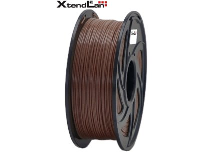 XtendLAN PLA filament 1,75mm hnědý 1kg