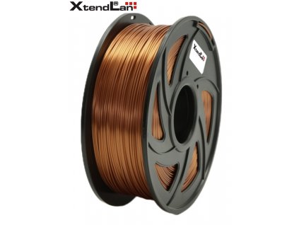 XtendLAN PLA filament 1,75mm cihlově hnědý 1kg