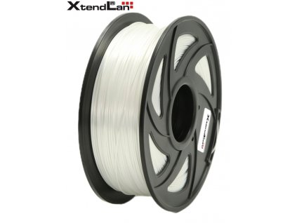 XtendLAN PLA filament 1,75mm lesklý bílý 1kg