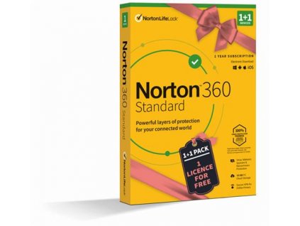 PROMO NORTON 360 STANDARD 10GB CZ 1uživ. 1 zařízení 1rok 1+1 ZDARMA_CZ box