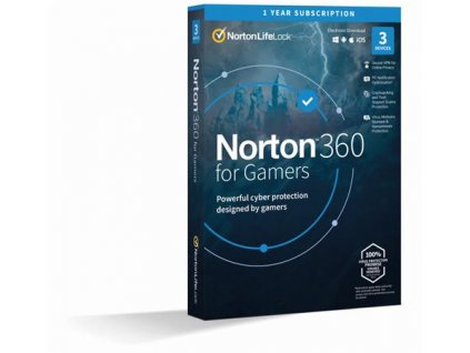 NORTON 360 FOR GAMERS 50GB CZ 1 USER 3 zařízení na 12 měsíců