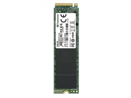 TRANSCEND MTE112S 256GB SSD disk M.2 2280, PCIe Gen3 x4 NVMe 1.3 (3D TLC), single sided, 1600MB/s R, 800MB/s W