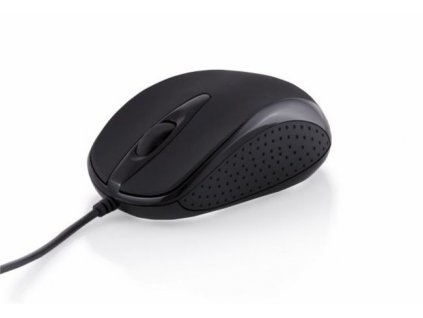 Modecom MC-M4 drátová optická myš, 3 tlačítka, 800 DPI, USB, černá