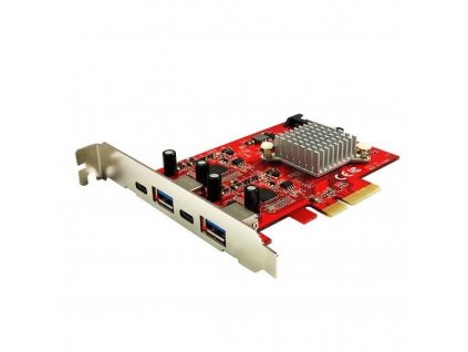 KOUWELL UB-160 / řadič pro 2x USB 3.1 Gen 2 Type-A (5V2A) a 2x USB 3.1 Gen 2 Type-C (5V3A) / PCIe /