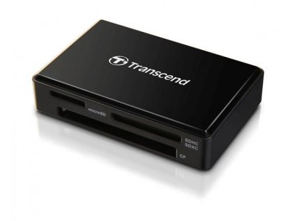 Transcend RDF8 USB 3.0 čtečka paměťových karet SDHC/SDXC (UHS-I), microSDHC/SDXC (UHS-I), CompactFlash (UDMA7), černá