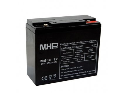 Pb akumulátor MHPower VRLA AGM 12V/18Ah (MS18-12)