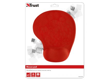 Trust BigFoot Gel Mouse Pad - red