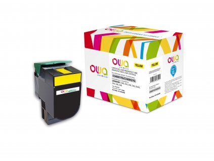 OWA Armor toner kompatibilní s Lexmark C540H1YG, 2000st, žlutá/yellow