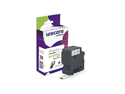 WECARE ARMOR páska kompatibilní s DYMO S0720930,Black/White,24mm*7m