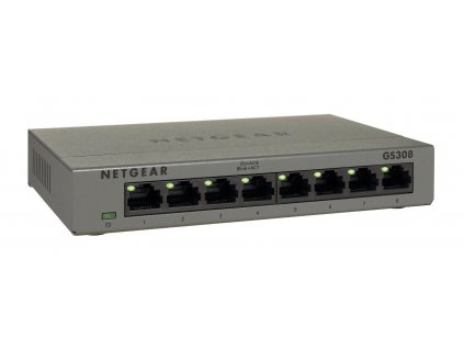 NETGEAR 8PT GE UNMANAGED SW METAL LP, GS308