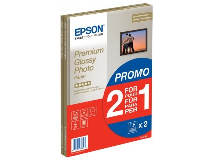 EPSON fotopapír C13S042169/ A4/ Premium Glossy Photo / 2x15ks