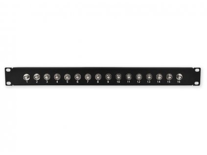 XtendLan Patch panel 1U 19", 16 portů BNC