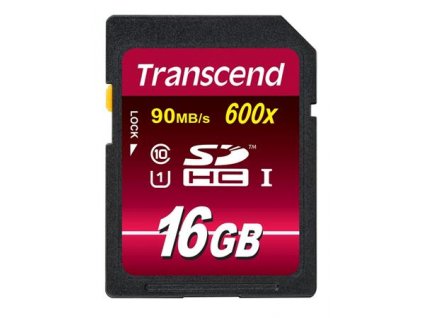 Transcend 16GB SDHC (Class 10) UHS-I 600x (Ultimate) MLC paměťová karta
