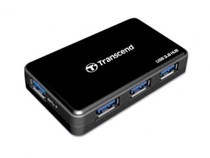 Transcend USB 3.0 Hub 4-port + napájecí zdroj