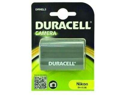 DURACELL Baterie - DRNEL3 pro Nikon EN-EL3, černá, 1400 mAh, 7.4 V