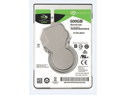 Seagate BarraCuda 2.5" HDD, 500GB, 2.5", SATAIII, 128MB cache, 5.400RPM