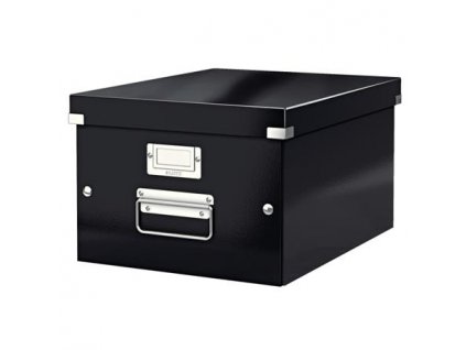 LEITZ Univerzální krabice Click&Store, velikost M (A4), černá