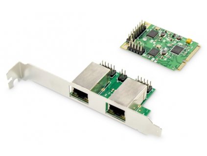 Digitus Dual Gigabit Ethernet Mini PCI Express Network Card