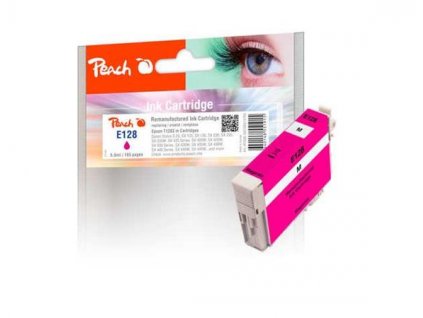 Peach Epson Inkoustová náplň T1283, 5,6ml, kompatibilní - magenta