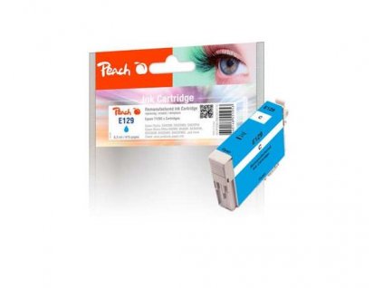 Peach Epson Inkoustová náplň T1292, 8,3ml, kompatibilní - modrá