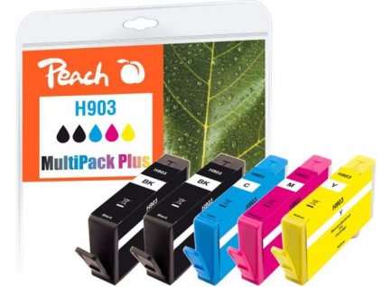 PEACH kompatibilní cartridge HP No. 903, Multi-Pack-Plus, 2x bk, 1x c,m,y