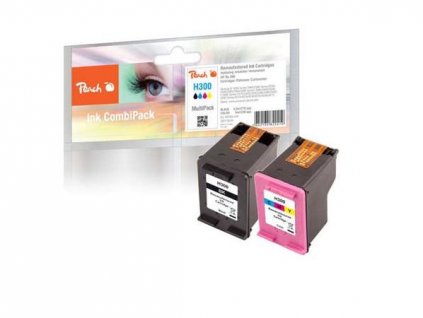 Peach HP PI300-559, No. 300, MultiPack, 1x4.3, 1x9 ml kompatibilní CMYK