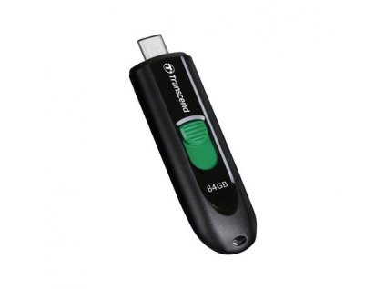 Transcend 64GB JetFlash 790C, USB-C (3.2 Gen 1) flash disk, černý