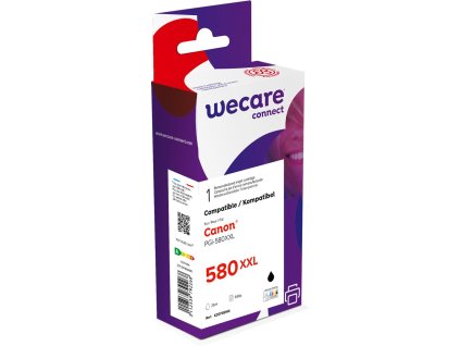 WECARE ink pro CANON PGi-580XXLBK,černá/black pigm
