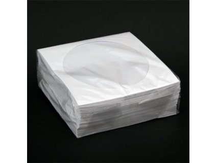 PLATINET papírová obálka na CD s okýnkem 100ks
