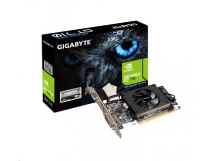 GIGABYTE VGA NVIDIA GV-N710D3-2GL 2.0, GT 710, 2GB DDR3, 1xHDMI, 1xDVI, 1xVGA