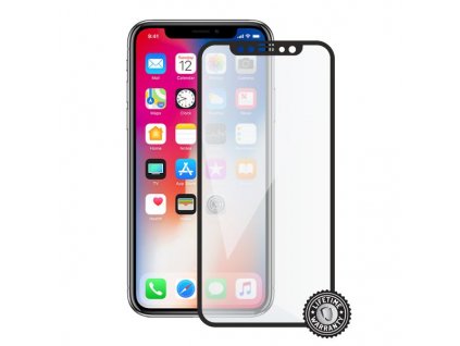 Screenshield APPLE iPhone X/Xs Tempered Glass protection (full COVER black)