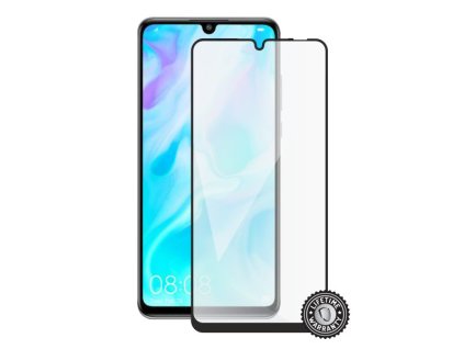 Screenshield HUAWEI P30 Lite Tempered Glass protection (full COVER black)