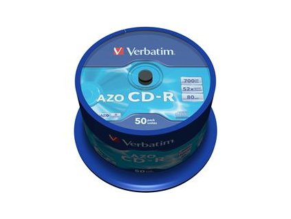 VERBATIM CD-R(50-Pack)Spindl/Crystal/DLP/52x/700MB