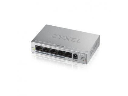 Zyxel GS1005-HP, 5 Port Gigabit PoE+ unmanaged desktop Switch, 4 x PoE, 60 Watt