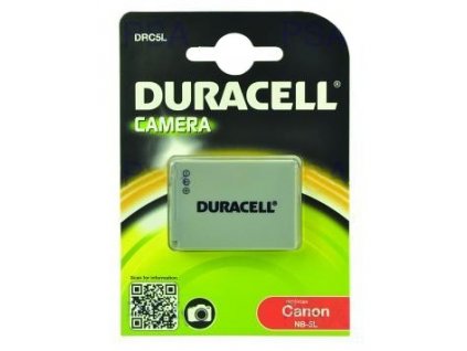 DURACELL Baterie - DRC5L pro Canon NB-5L, šedá, 820 mAh, 3.7 V