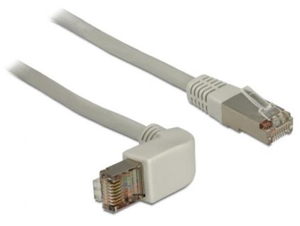 Delock Cable RJ45 Cat.5e SFTP pravoúhlý / přímý 0,5 m