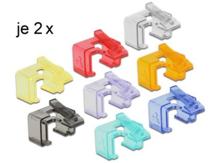 Delock RJ45 opravný klip Starter Set