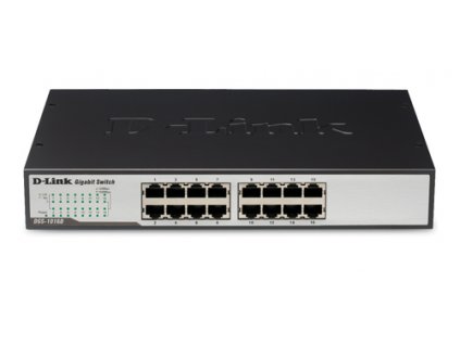 D-Link DGS-1016D/E 16-Port 10/100/1000Mbps Copper Gigabit Ether. Switch