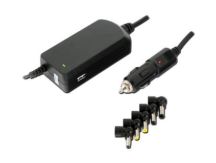 Car adapter 90W universal,19V×4.73A , 5× konektor (i pro nákladní vozidla)