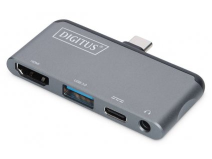 Digitus dokovací stanice pro tablet 1x HDMI, 1x USB3.0, 1x Audio, 1x USB-C (PD)