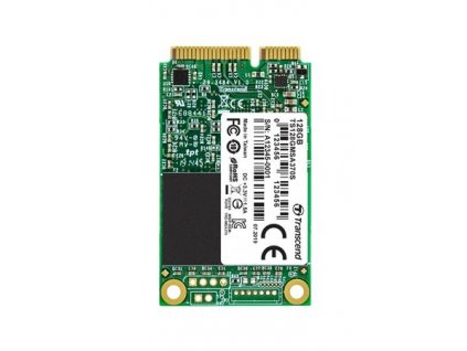 TRANSCEND MSA370S 128GB SSD disk mSATA, SATA III 6Gb/s (MLC), 530MB/s R, 200MB/s W