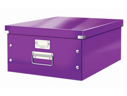 LEITZ Univerzální krabice Click&Store, velikost L (A3), purpurová