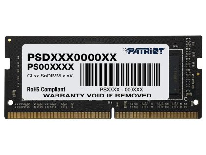 PATRIOT Signature 16GB DDR4 3200MT/s / SO-DIMM / CL22 / 1,2V