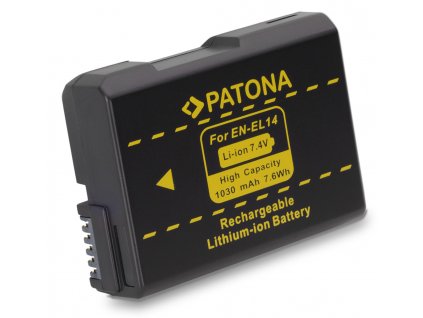 PATONA baterie pro foto Nikon EN-EL14 1030mAh new model Li-Ion