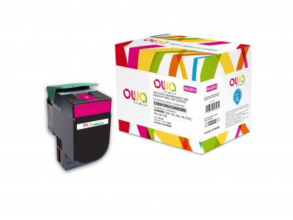 OWA Armor toner kompatibilní s Lexmark C540H1MG, 2000st, červená/magenta