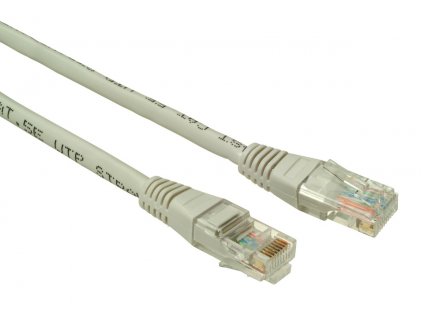 SOLARIX patch kabel CAT5E UTP PVC 7m šedý non-snag proof