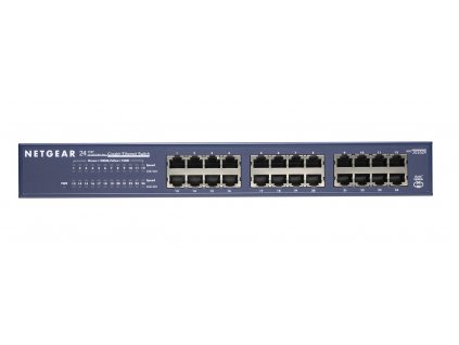 NETGEAR 24-port 10/100/1000Mbps Gigibit Ethernet, Unmanaged, JGS524