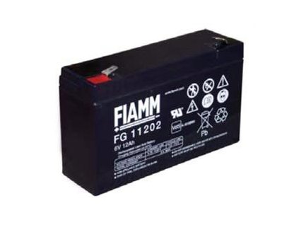 Fiamm olověná baterie FG11202 6V/12Ah